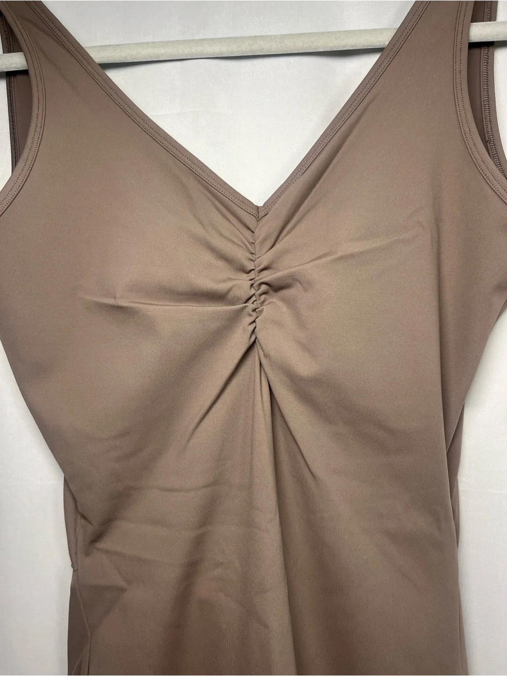 Spanx NWT booty boost deep dive stretch v neck jumpsuit athleisure sz m